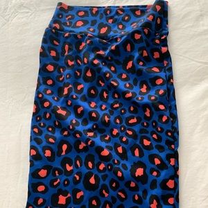 LuLaRoe animal print pencil skirt